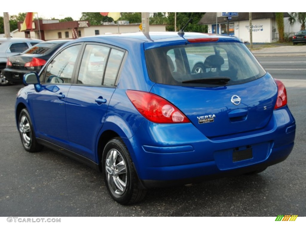 2007 Versa S - Sapphire Blue Metallic / Charcoal photo #11