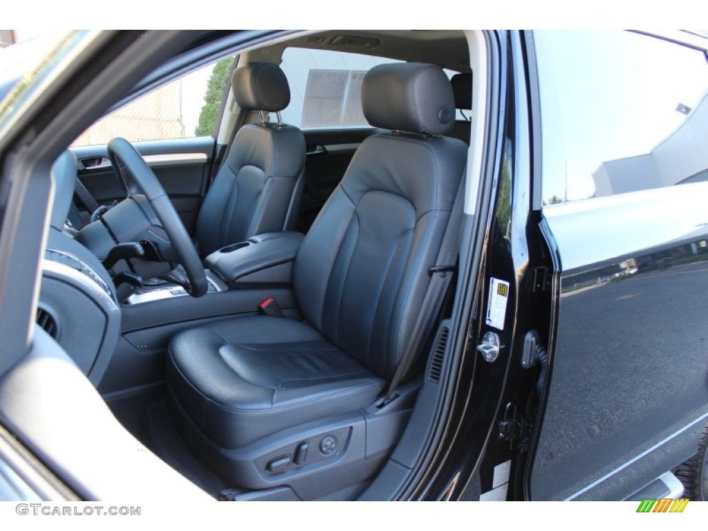 Black Interior 2009 Audi Q7 3.6 Premium quattro Photo #55082512