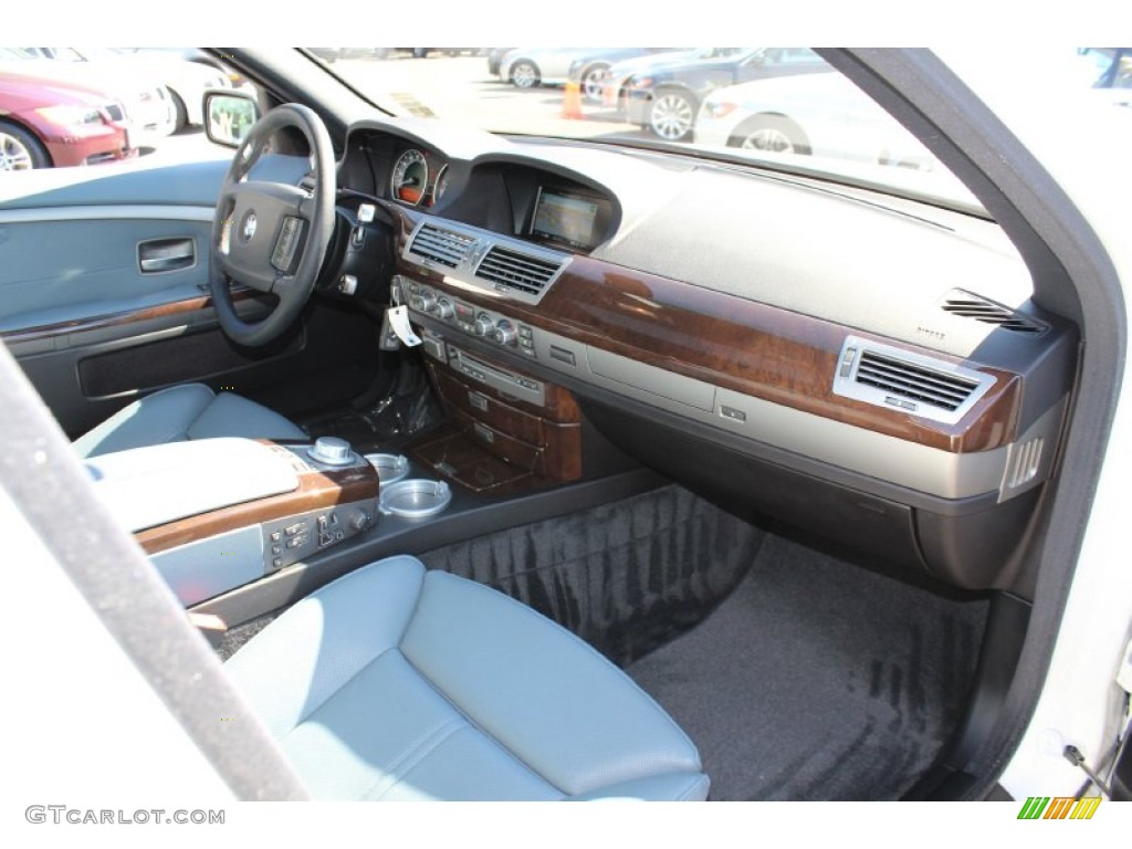 2008 7 Series 750Li Sedan - Alpine White / Lava Blue photo #26