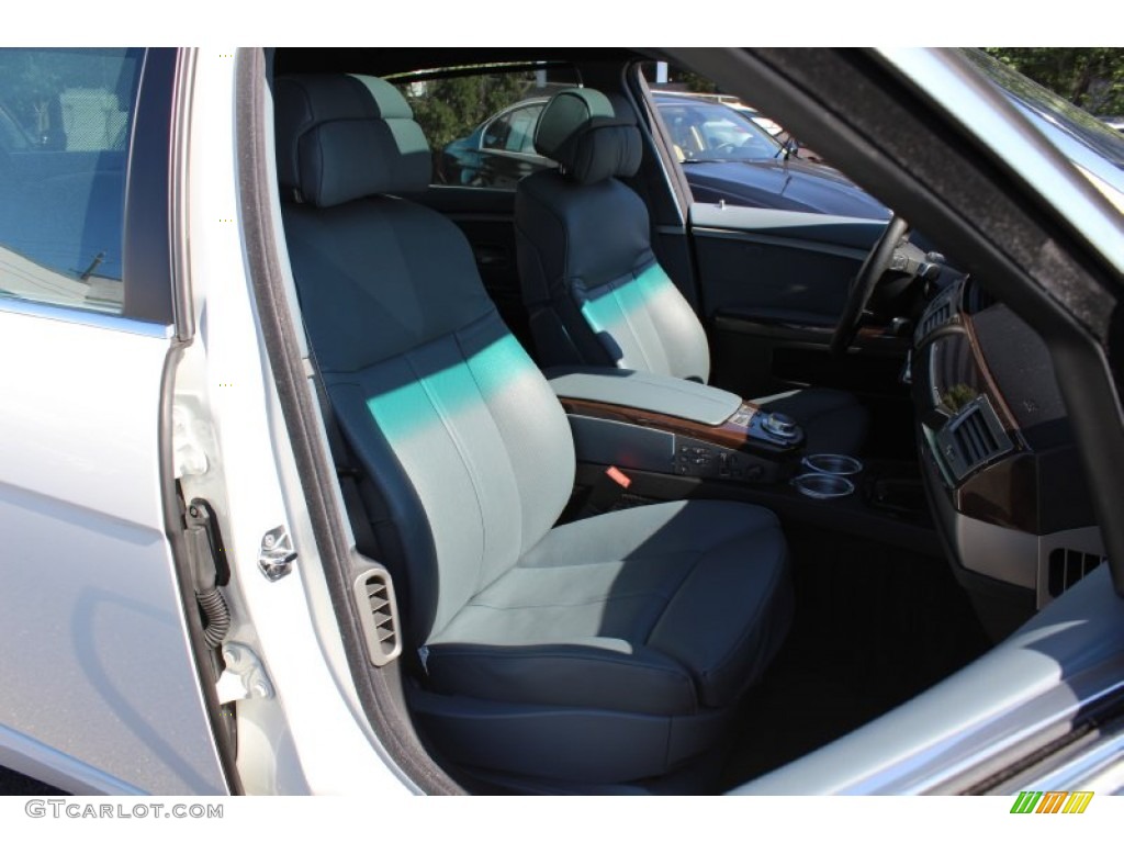 2008 7 Series 750Li Sedan - Alpine White / Lava Blue photo #28