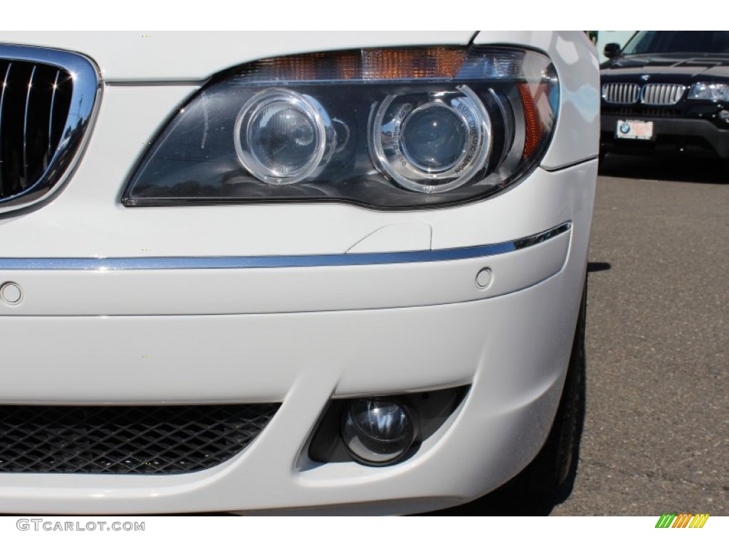 2008 7 Series 750Li Sedan - Alpine White / Lava Blue photo #30