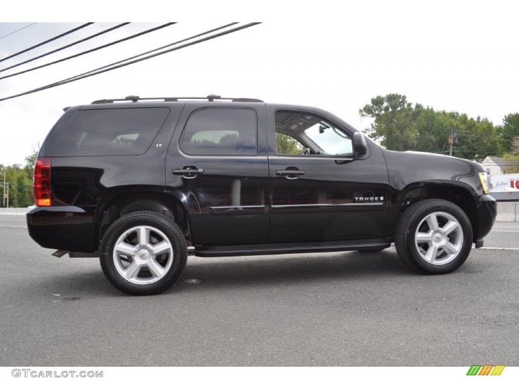 Black 2008 Chevrolet Tahoe LT 4x4 Exterior Photo #55084375
