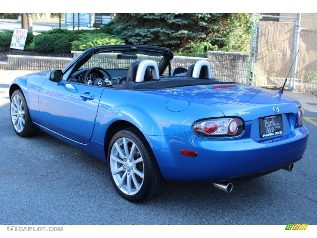 Winning Blue Metallic 2006 Mazda MX-5 Miata Grand Touring Roadster Exterior Photo #55084837