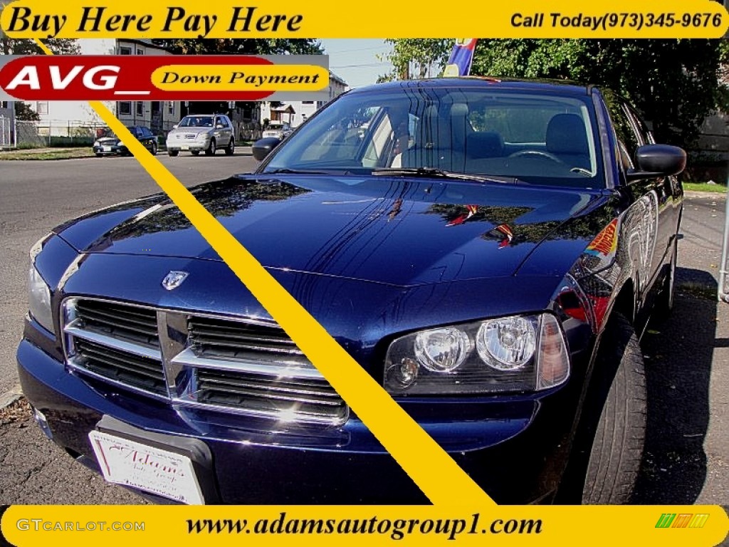 2006 Charger SXT - Midnight Blue Pearl / Dark Slate Gray/Light Slate Gray photo #1