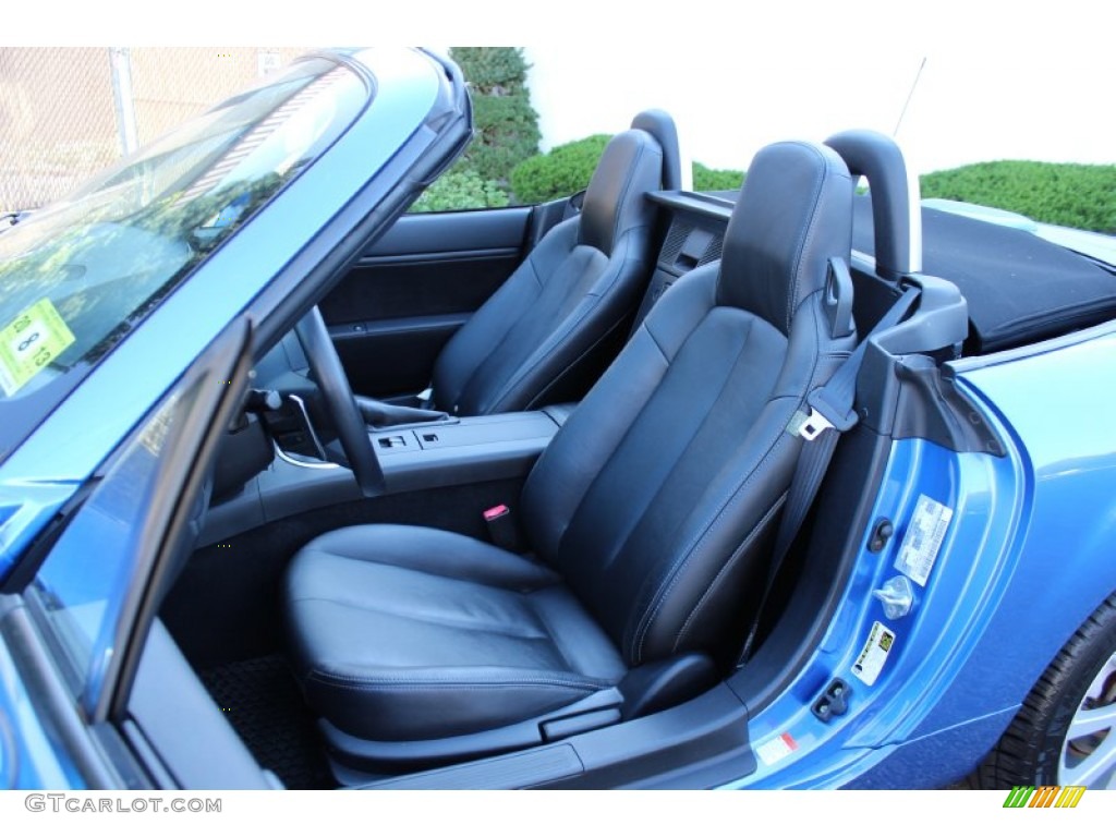 Black Interior 2006 Mazda MX-5 Miata Grand Touring Roadster Photo #55084879