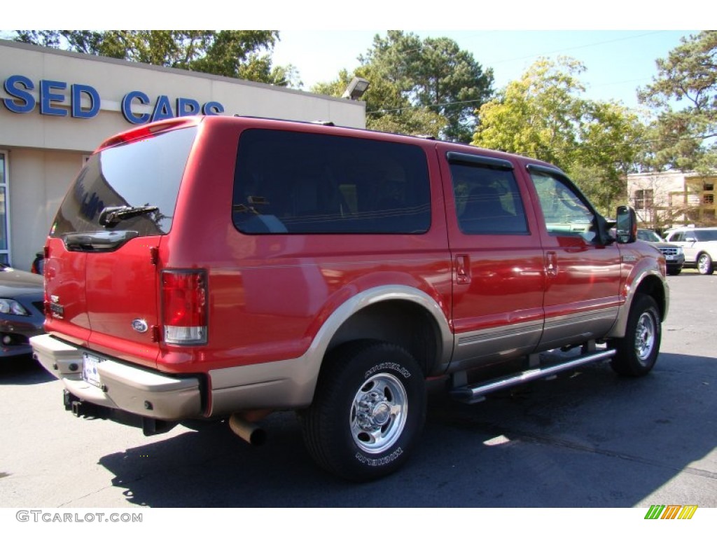 2005 Excursion Eddie Bauer 4x4 - Toreador Red Metallic / Medium Pebble photo #8