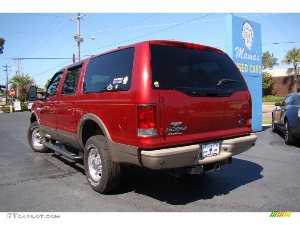 2005 Excursion Eddie Bauer 4x4 - Toreador Red Metallic / Medium Pebble photo #36