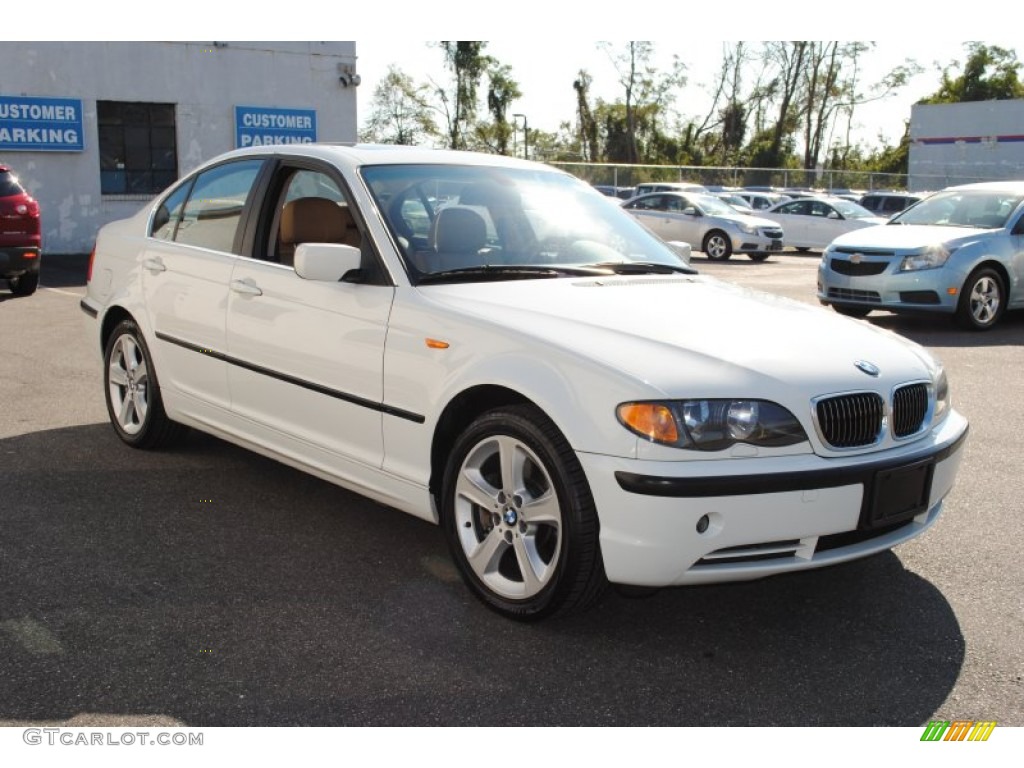 2004 3 Series 330xi Sedan - Alpine White / Sand photo #8