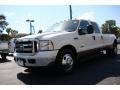 Oxford White - F350 Super Duty Lariat Crew Cab Dually Photo No. 4