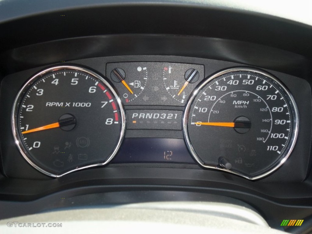 2012 Chevrolet Colorado LT Crew Cab 4x4 Gauges Photo #55086301