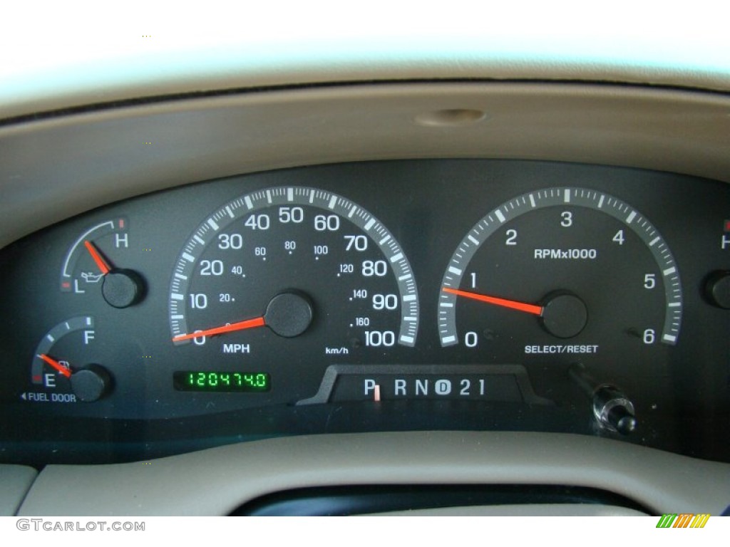 2000 Ford F150 Lariat Extended Cab Gauges Photo #55086382