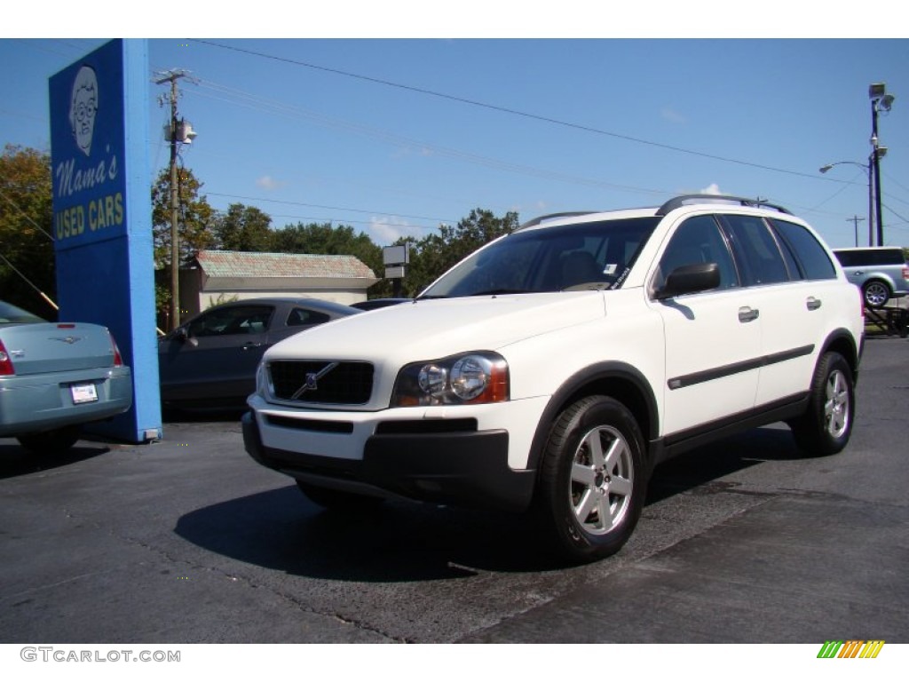 2004 XC90 2.5T AWD - Ice White / Taupe photo #4