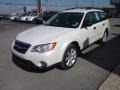 2009 Satin White Pearl Subaru Outback 2.5i Special Edition Wagon  photo #7