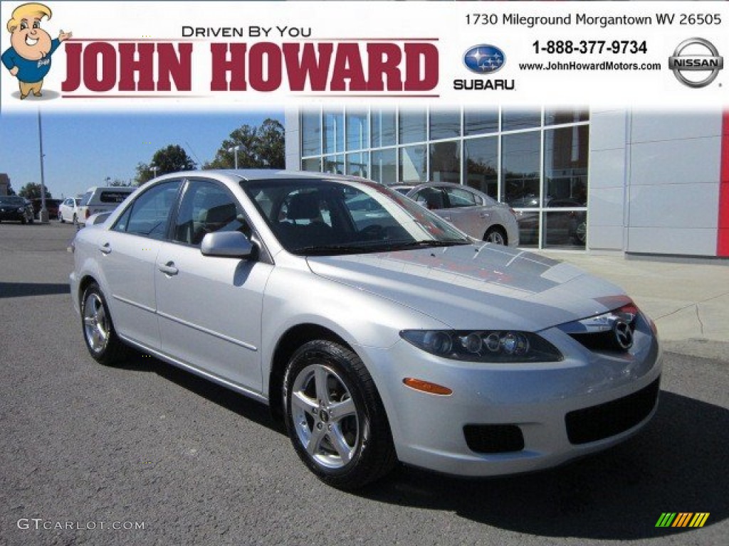 2006 MAZDA6 i Sedan - Liquid Platinum Metallic / Gray photo #1