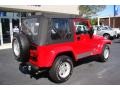 2005 Flame Red Jeep Wrangler X 4x4  photo #8