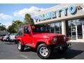 2005 Flame Red Jeep Wrangler X 4x4  photo #23