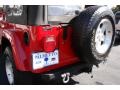 2005 Flame Red Jeep Wrangler X 4x4  photo #30