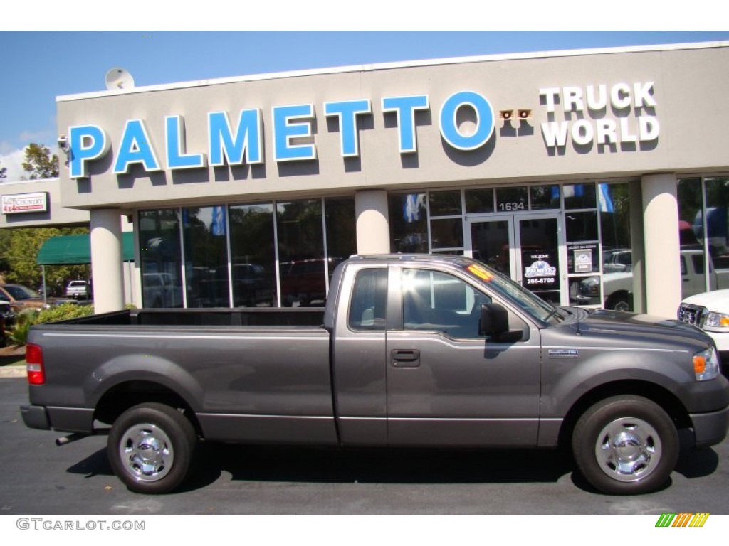 2005 F150 XL Regular Cab - Dark Shadow Grey Metallic / Medium Flint Grey photo #1