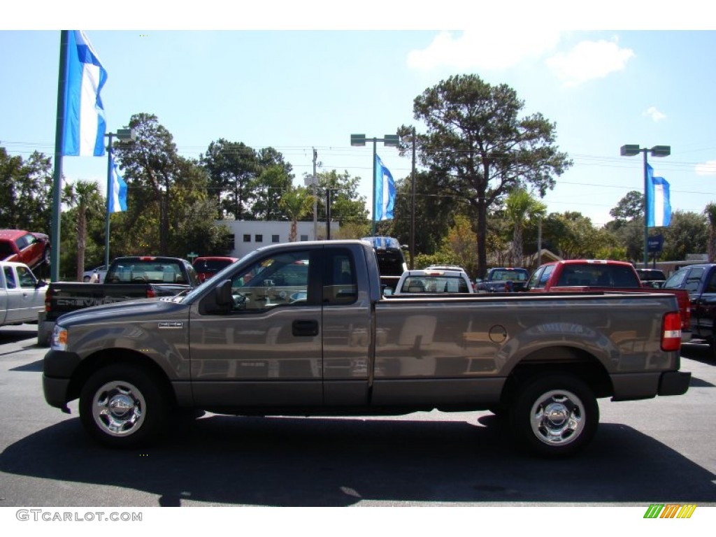 2005 F150 XL Regular Cab - Dark Shadow Grey Metallic / Medium Flint Grey photo #5
