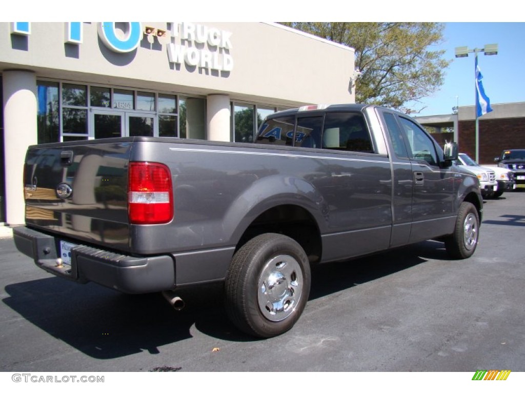 2005 F150 XL Regular Cab - Dark Shadow Grey Metallic / Medium Flint Grey photo #8
