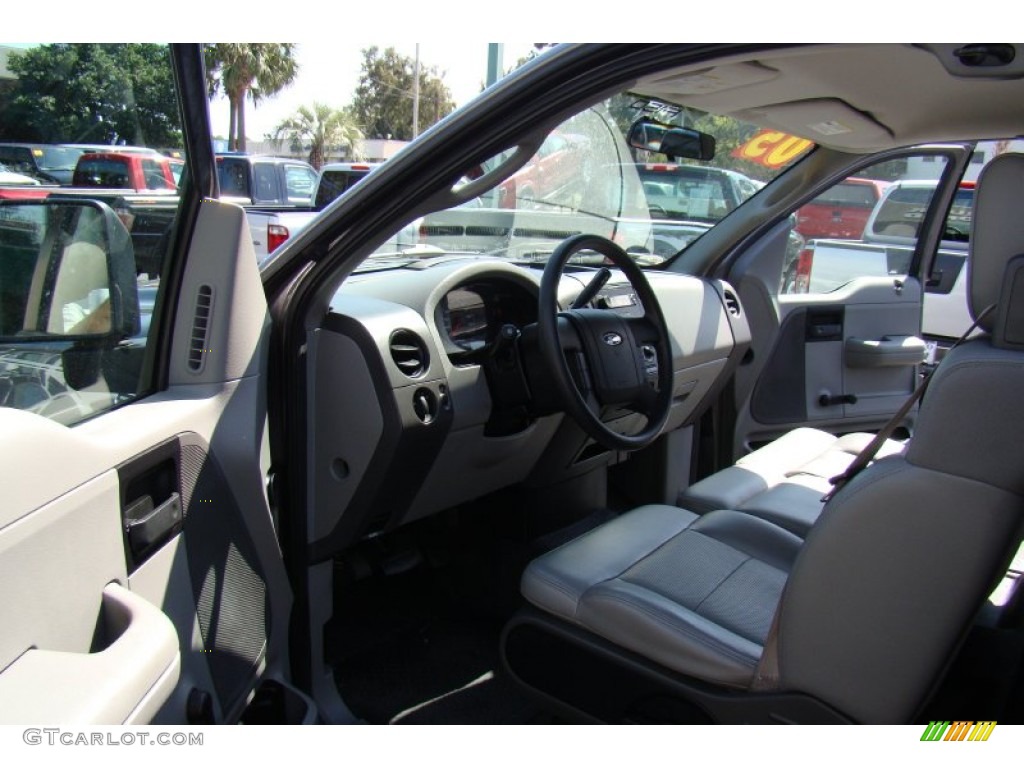 2005 F150 XL Regular Cab - Dark Shadow Grey Metallic / Medium Flint Grey photo #9