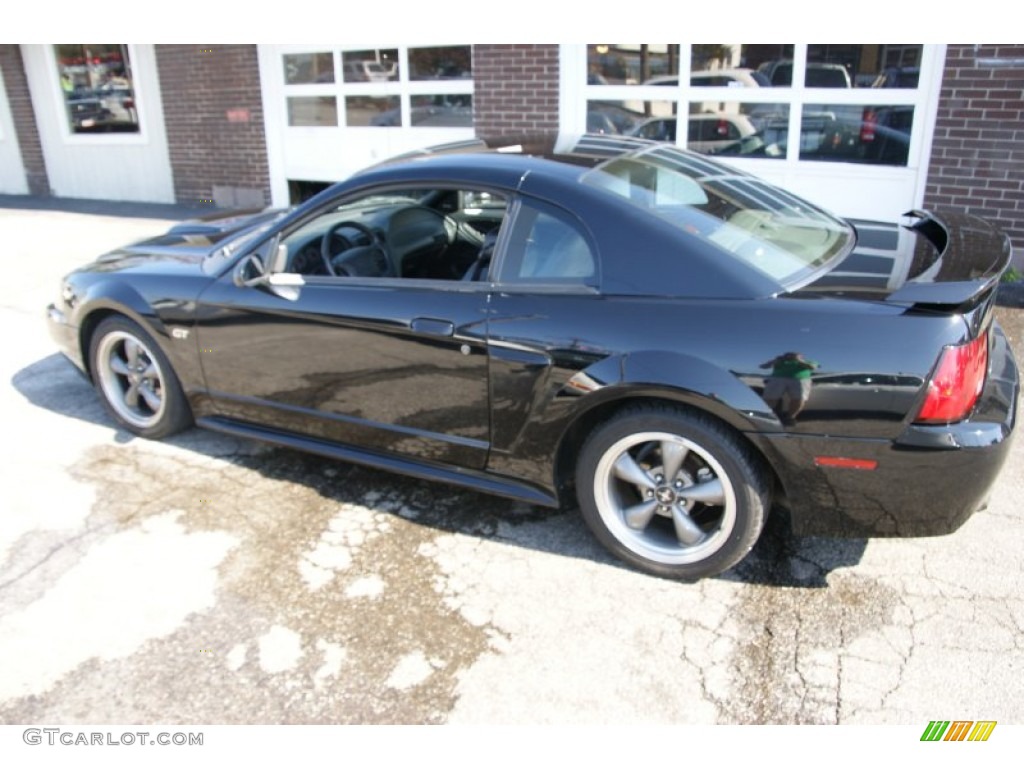 2001 Mustang GT Coupe - Black / Dark Charcoal photo #6