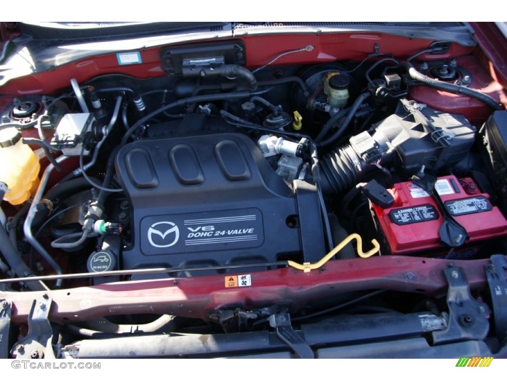 2003 Mazda Tribute ES-V6 4WD 3.0 Liter DOHC 24 Valve V6 Engine Photo #55089733