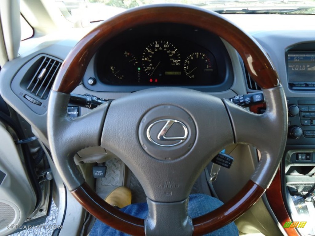 2003 RX 300 AWD - Burnished Gold Metallic / Ivory photo #48