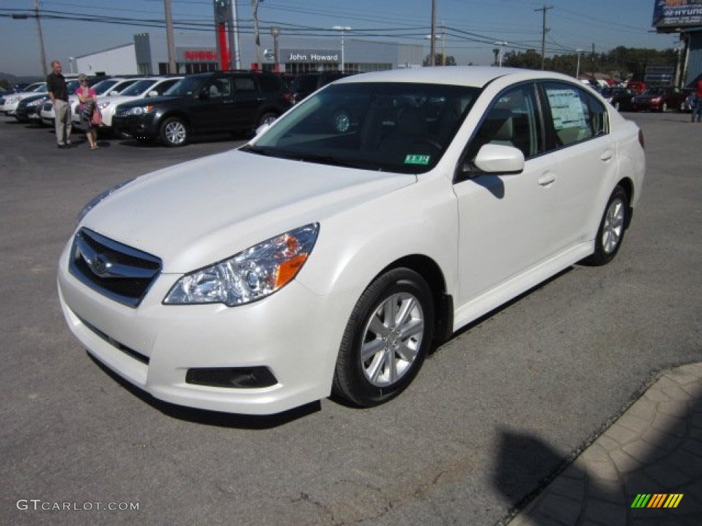 Satin White Pearl 2012 Subaru Legacy 2.5i Premium Exterior Photo #55089871