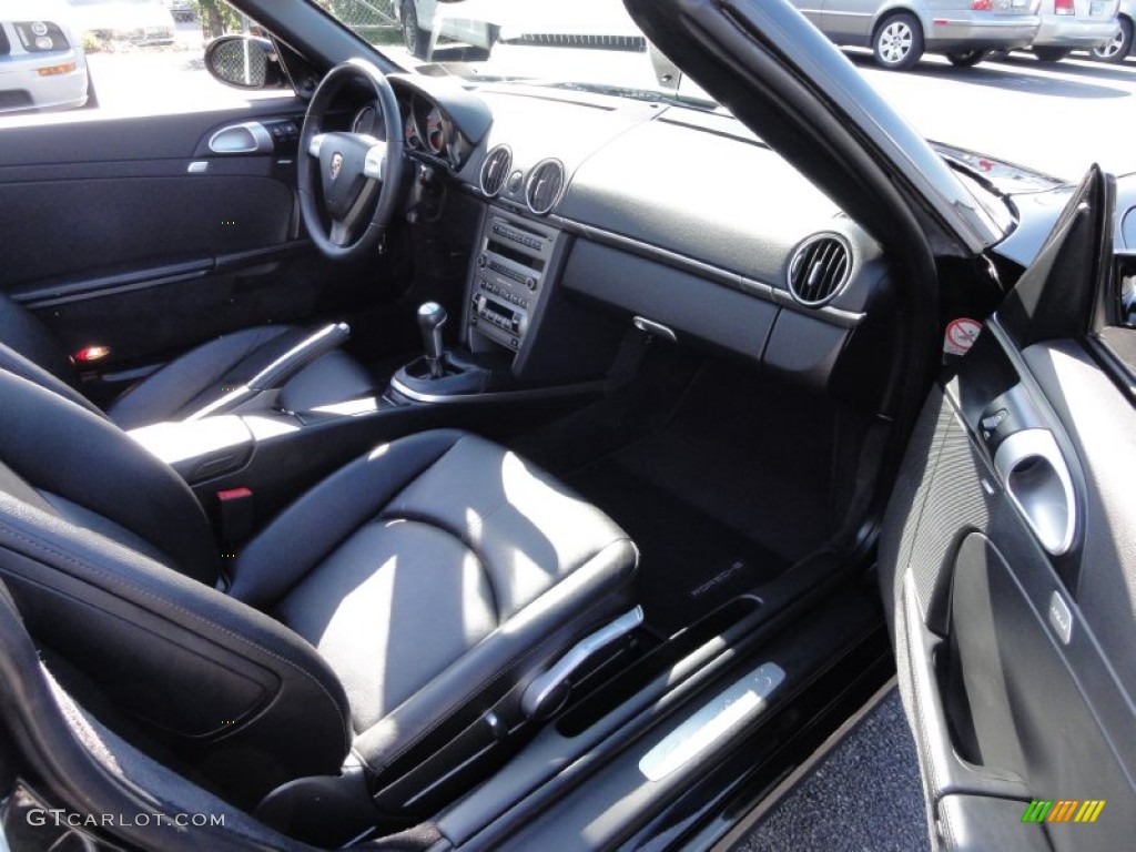 Black Interior 2008 Porsche Boxster S Photo #55090891