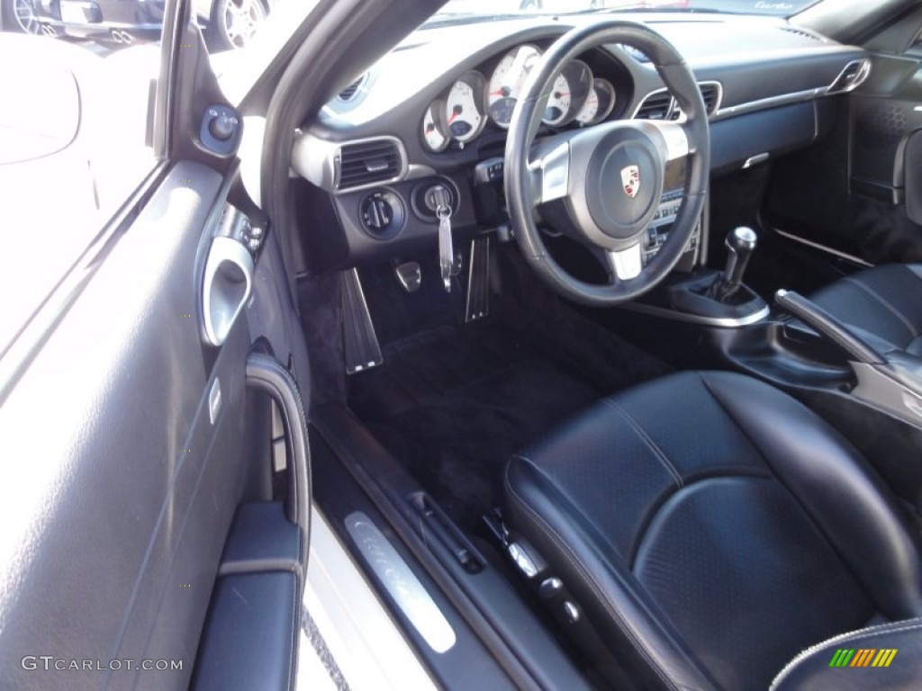 Black Interior 2008 Porsche 911 Carrera S Coupe Photo #55091188