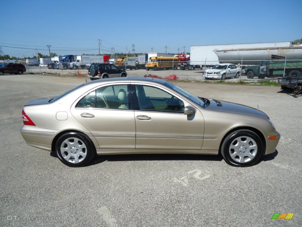 Desert Silver Metallic 2005 Mercedes-Benz C 320 4Matic Sedan Exterior Photo #55091464