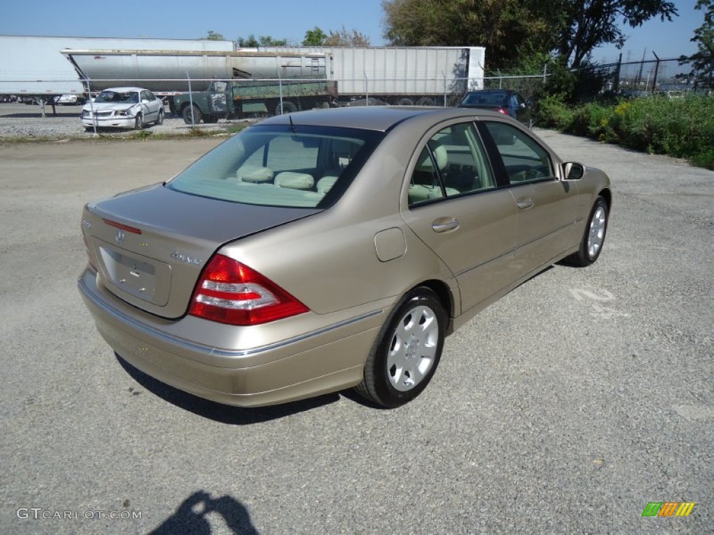 Desert Silver Metallic 2005 Mercedes-Benz C 320 4Matic Sedan Exterior Photo #55091473