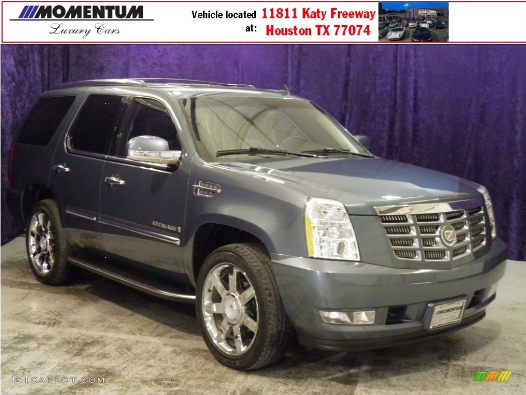 2009 Escalade  - Stealth Gray / Ebony/Ebony photo #2