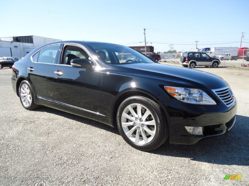 Obsidian Black 2011 Lexus LS 460 AWD Exterior Photo #55091911