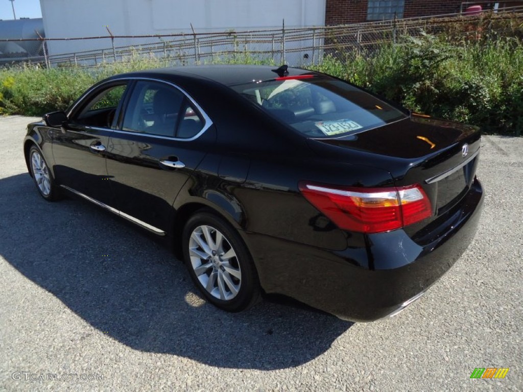 Obsidian Black 2011 Lexus LS 460 AWD Exterior Photo #55091956