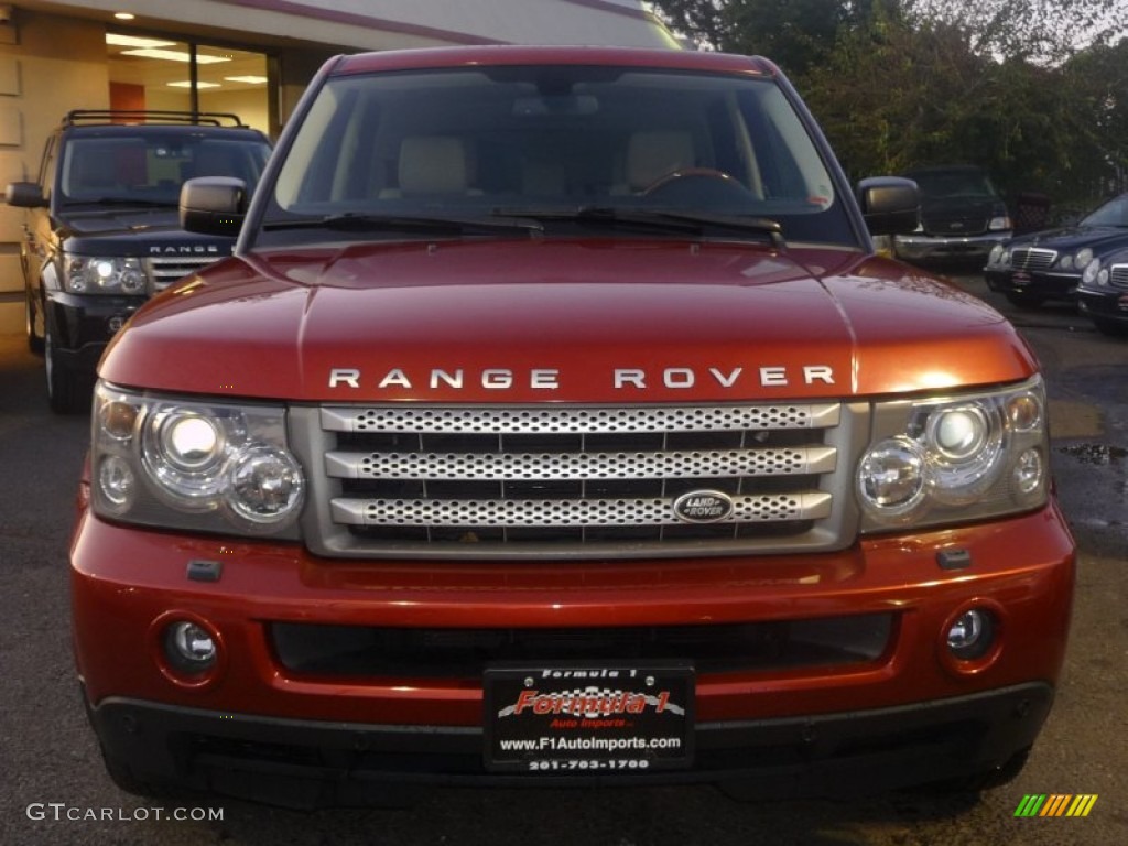 2006 Range Rover Sport Supercharged - Rimini Red Metallic / Ivory photo #8