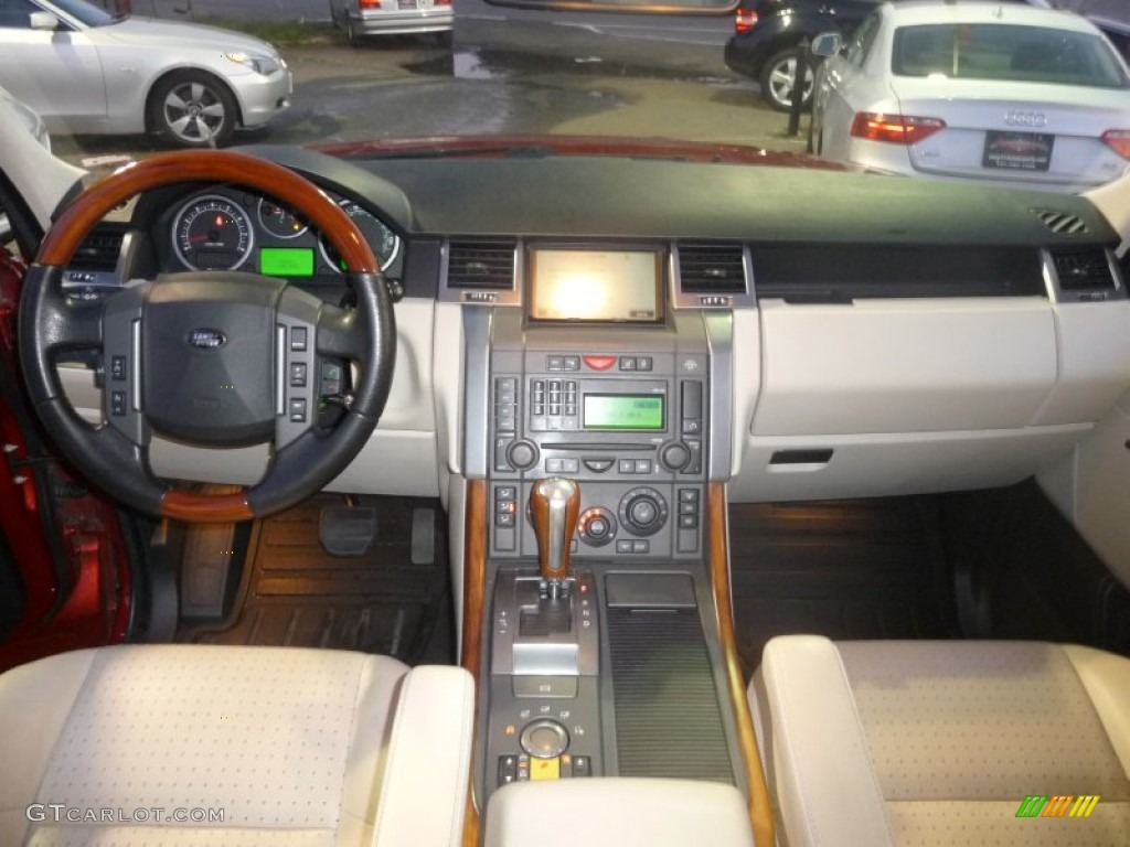 2006 Land Rover Range Rover Sport Supercharged Ivory Dashboard Photo #55094470