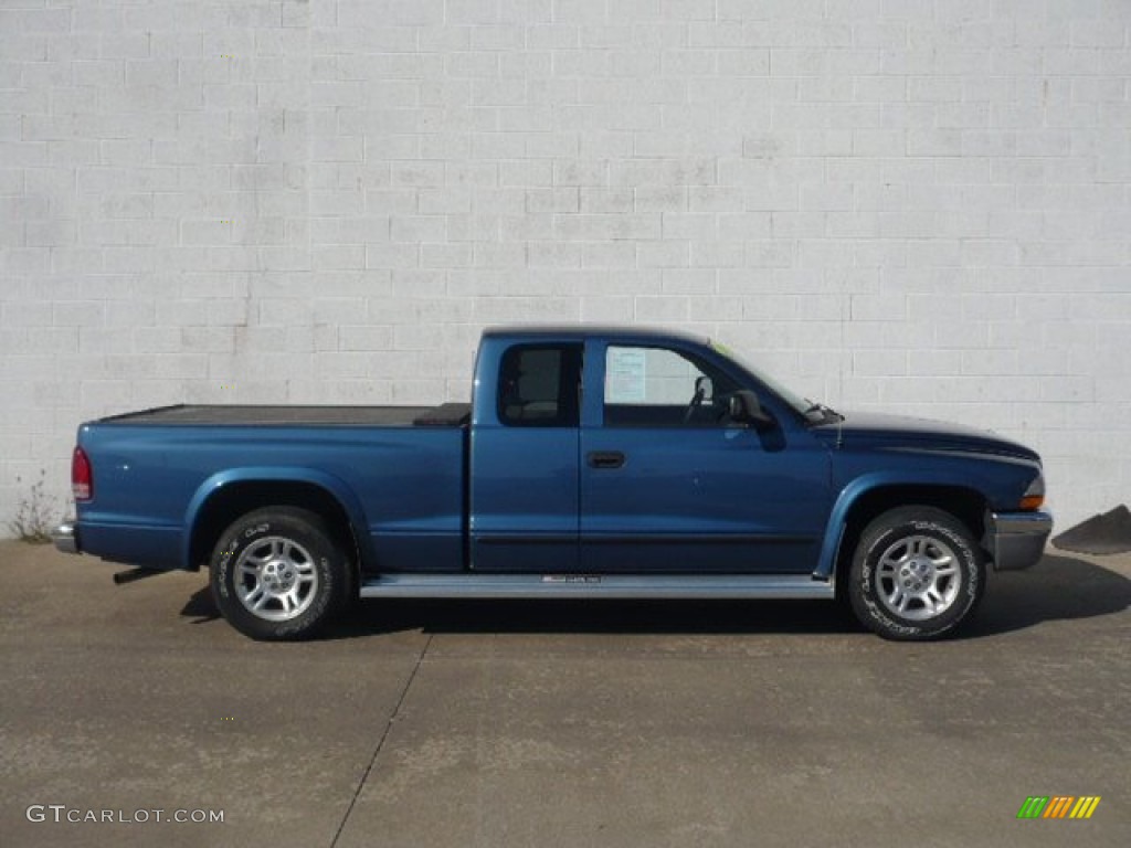 Atlantic Blue Pearl 2004 Dodge Dakota SLT Club Cab Exterior Photo #55094863