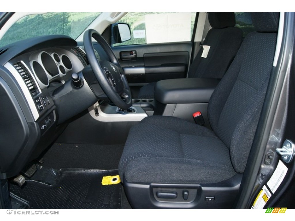 Black Interior 2012 Toyota Tundra SR5 TRD CrewMax 4x4 Photo #55095346