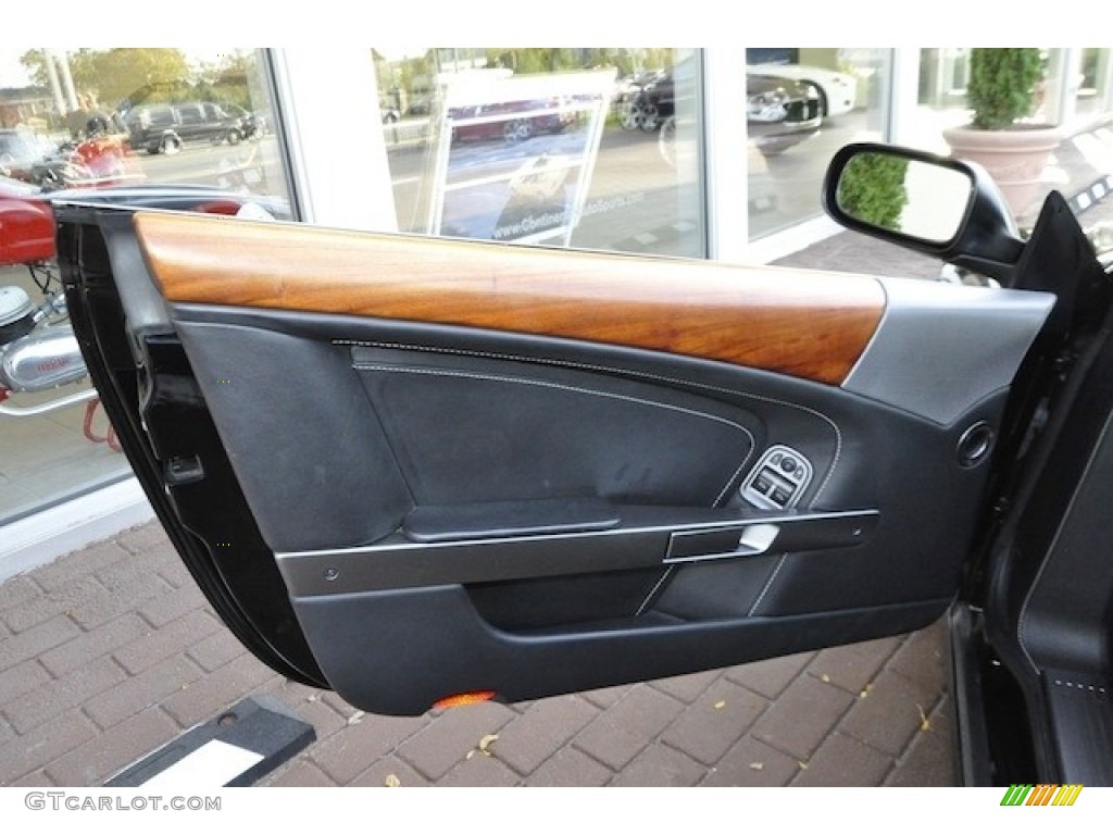 2005 Aston Martin DB9 Coupe Black Door Panel Photo #55095904