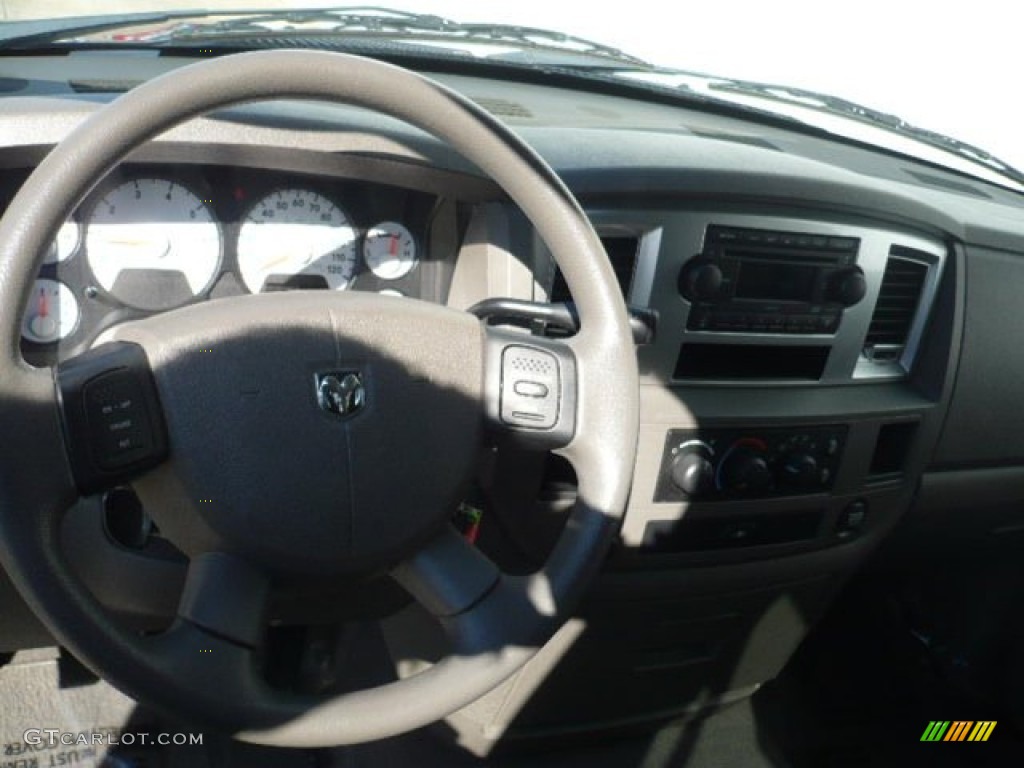 2008 Ram 1500 Big Horn Edition Quad Cab - Patriot Blue Pearl / Medium Slate Gray photo #7