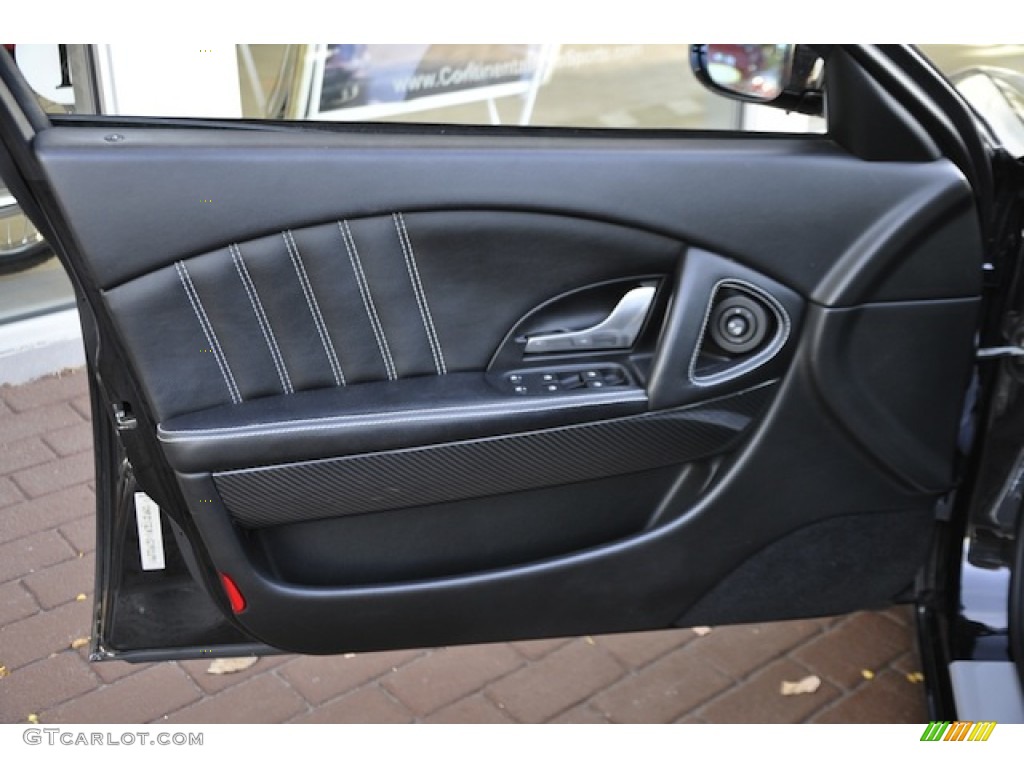 2007 Maserati Quattroporte Sport GT Nero Door Panel Photo #55096033