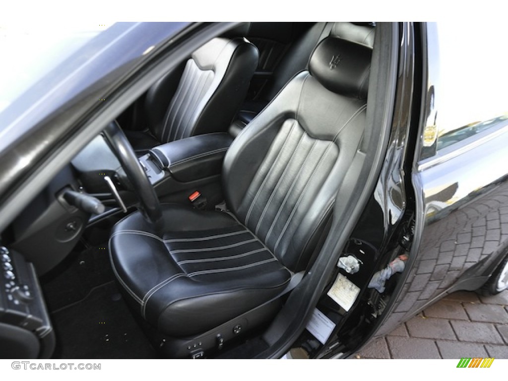 Nero Interior 2007 Maserati Quattroporte Sport GT Photo #55096051