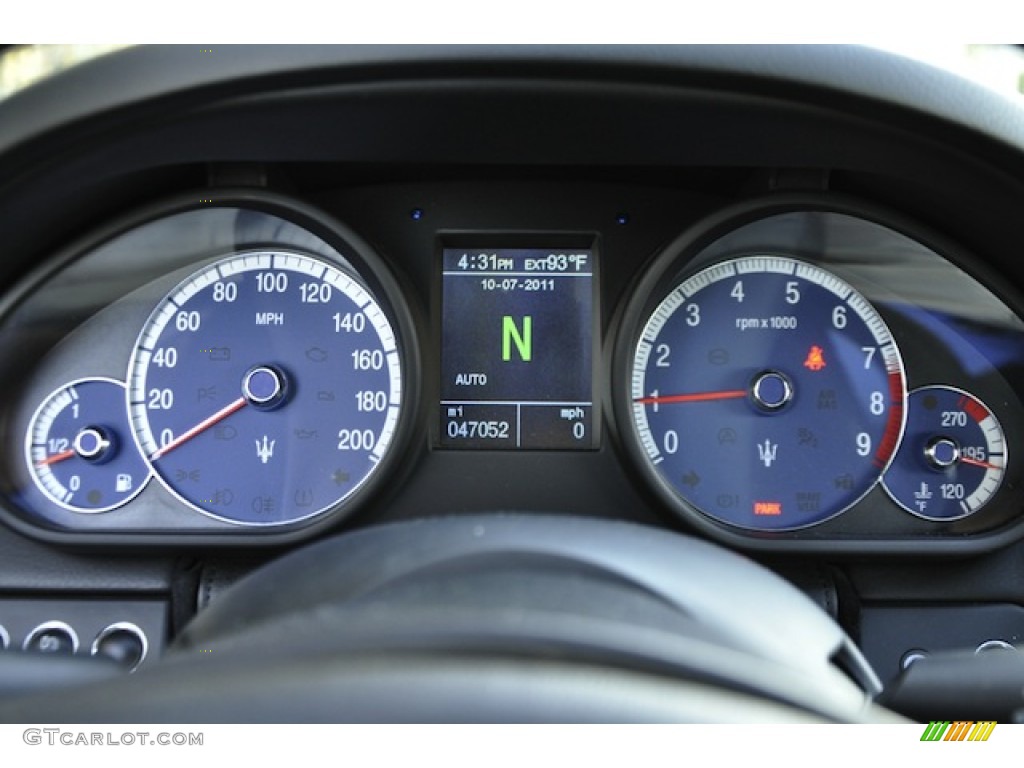 2007 Maserati Quattroporte Sport GT Gauges Photo #55096070