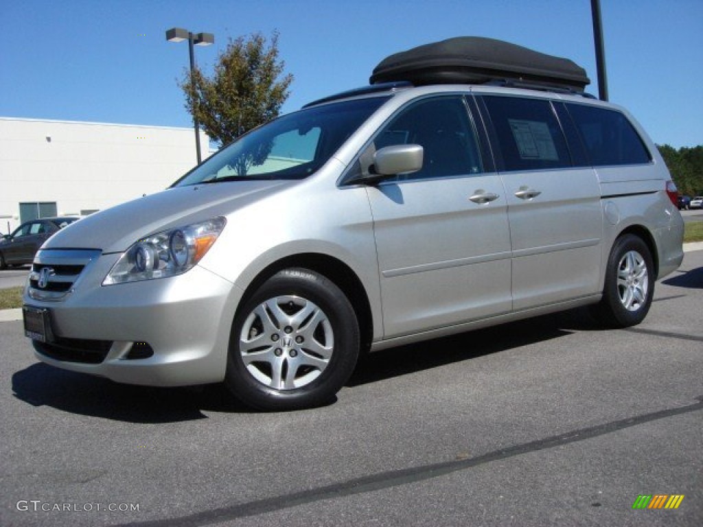 2007 Odyssey EX-L - Silver Pearl Metallic / Gray photo #2