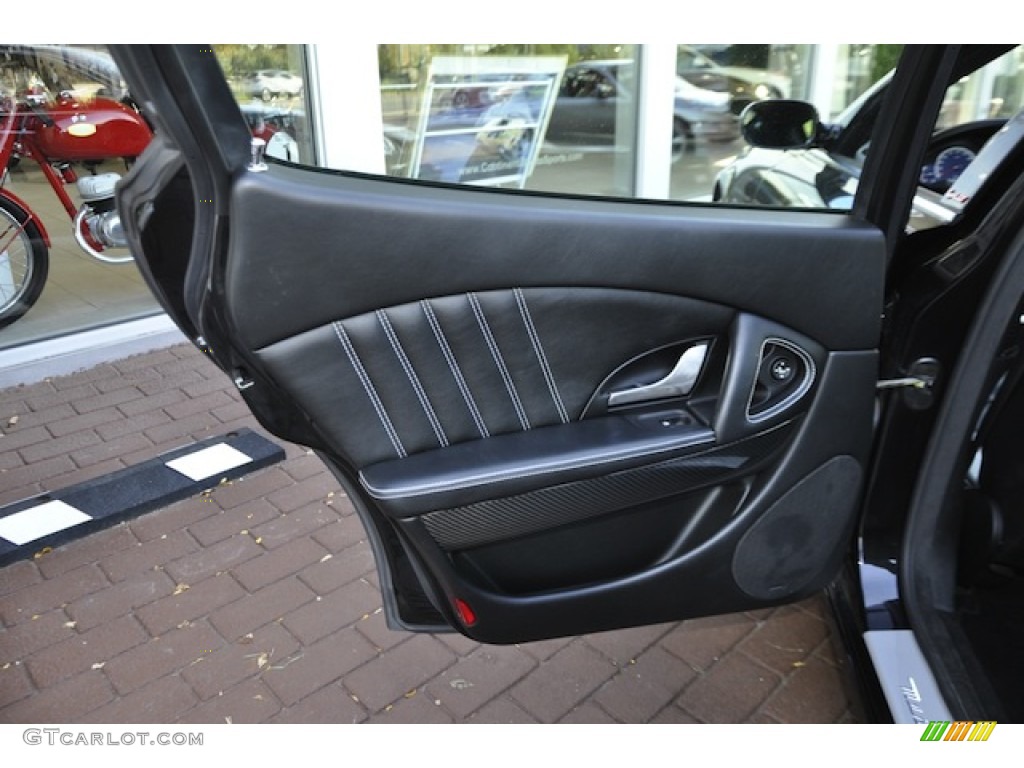 2007 Maserati Quattroporte Sport GT Nero Door Panel Photo #55096108