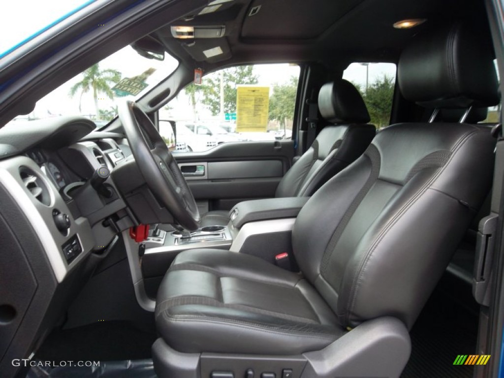 Raptor Black Interior 2010 Ford F150 SVT Raptor SuperCab 4x4 Photo #55096450