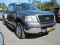 2005 Dark Shadow Grey Metallic Ford F150 XLT SuperCab 4x4  photo #4