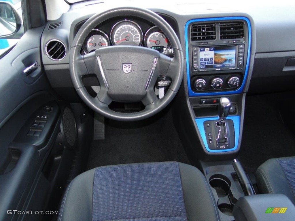 2010 Dodge Caliber Rush Dark Slate Gray Dashboard Photo #55097269
